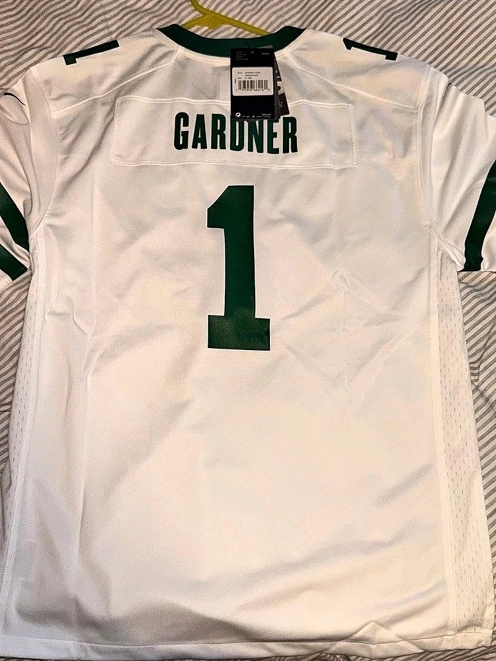 Nike Men's New York Jets Ahmad Sauce Gardner Nike Game Jersey - Legacy White